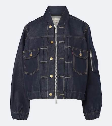 Sacai Denim bomber jacket - Sacai - Modalova
