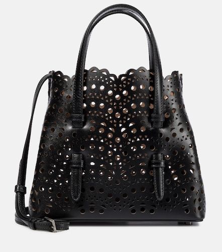 Mina 20 Vienne Wave leather top-handle bag - Alaia - Modalova