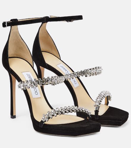 Bing 105 crystal-embellished suede sandals - Jimmy Choo - Modalova