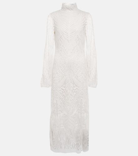 Abito midi da sposa Borghese in pizzo - Galvan - Modalova