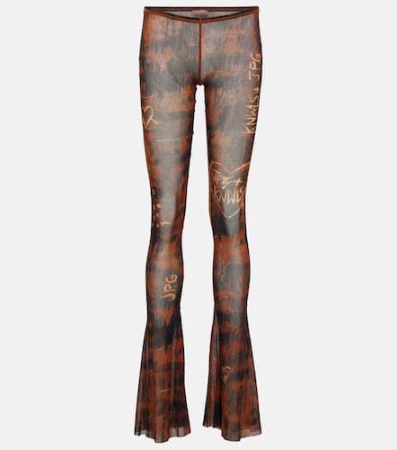 X KNWLS - Leggings flared in jersey - Jean Paul Gaultier - Modalova