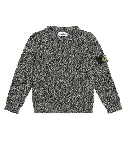 Stone Island Junior Logo sweater - Stone Island Junior - Modalova