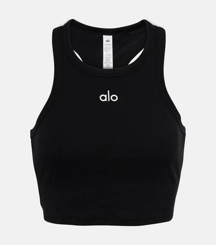 Aspire cropped cotton-blend tank top - Alo Yoga - Modalova