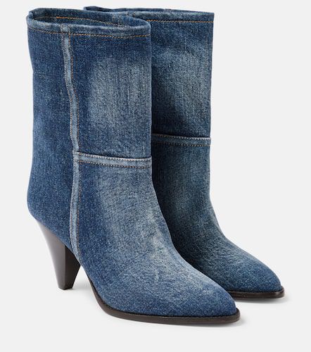 Rouxa denim ankle boots - Isabel Marant - Modalova