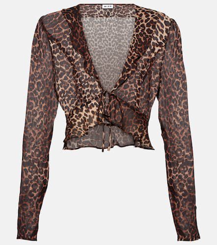 Neelu leopard-print crÃªpe blouse - Rixo - Modalova