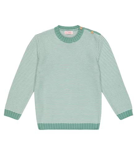 Bromo striped cotton sweater - La Coqueta - Modalova