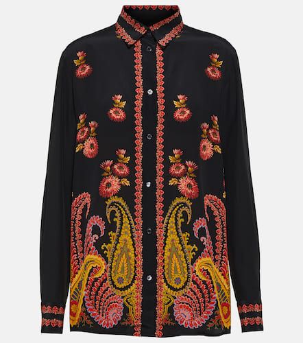 Etro Blusa de seda con paisley - Etro - Modalova