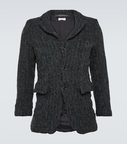 Comme des GarÃ§ons Deux Pinstripe wool tweed blazer - Comme des Garcons Homme Deux - Modalova