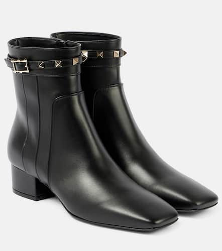 Rockstud 40 leather ankle boots - Valentino Garavani - Modalova