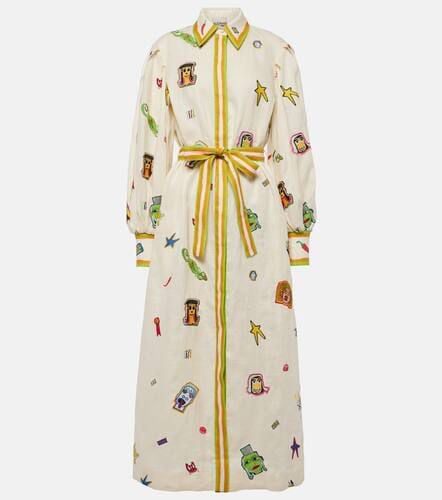 AlÃ©mais Printed linen maxi dress - Alemais - Modalova