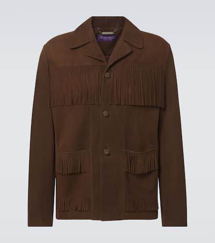 Fringed suede jacket - Ralph Lauren Purple Label - Modalova