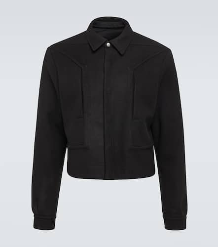 Cropped virgin wool jacket - Rick Owens - Modalova