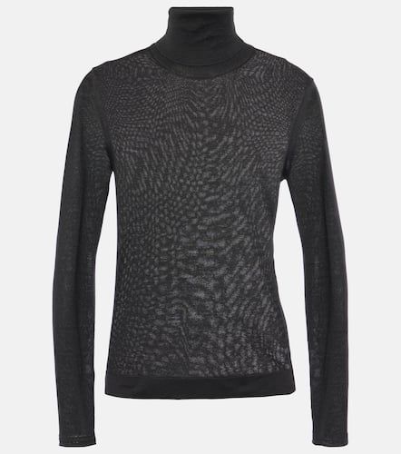 Cashmere and silk turtleneck top - Tom Ford - Modalova