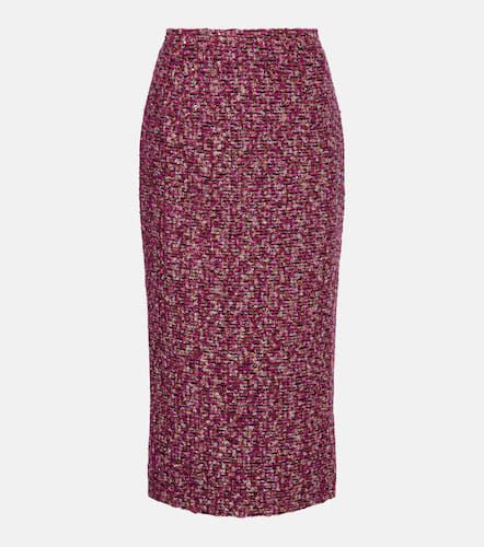 Sequined tweed midi skirt - Alessandra Rich - Modalova