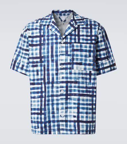 Gingham cotton bowling shirt - Bottega Veneta - Modalova