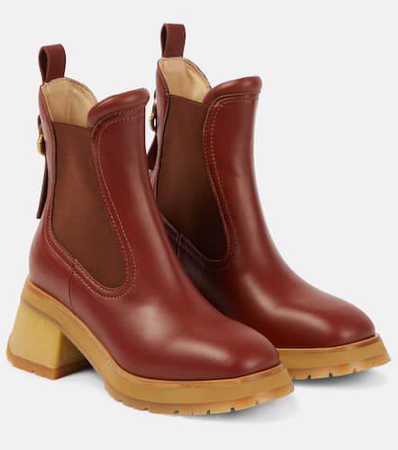 Moncler Gigi leather Chelsea boots - Moncler - Modalova