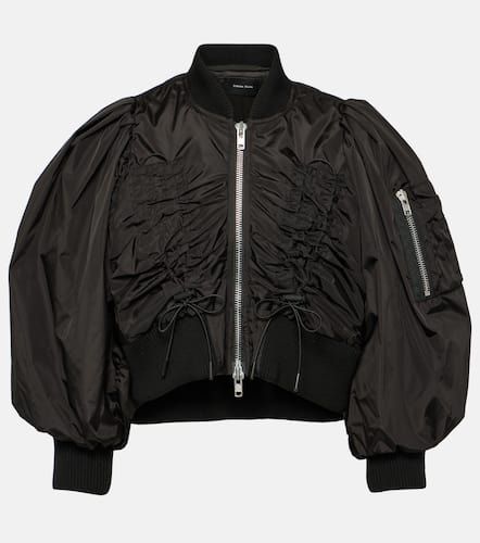 Cropped ruched bomber jacket - Simone Rocha - Modalova