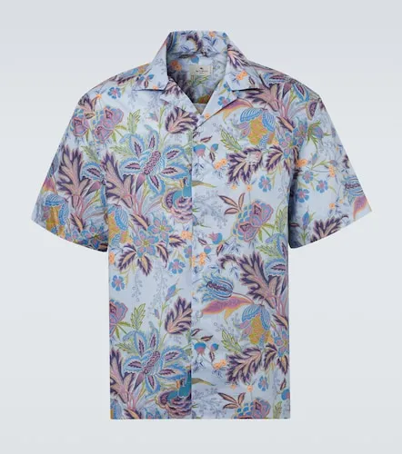 Camicia bowling in popeline di cotone con stampa - Etro - Modalova
