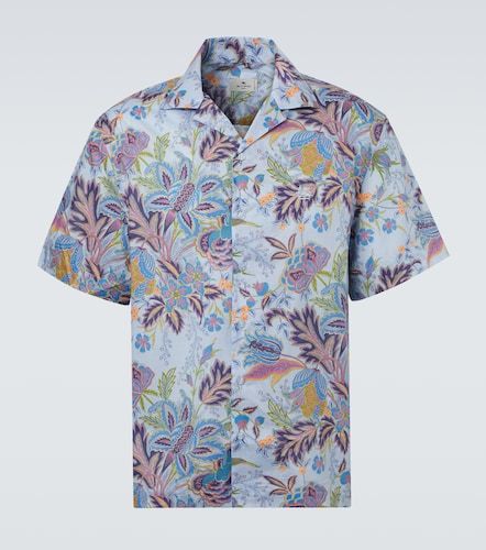 Camisa bowling de popelín de algodón estampada - Etro - Modalova
