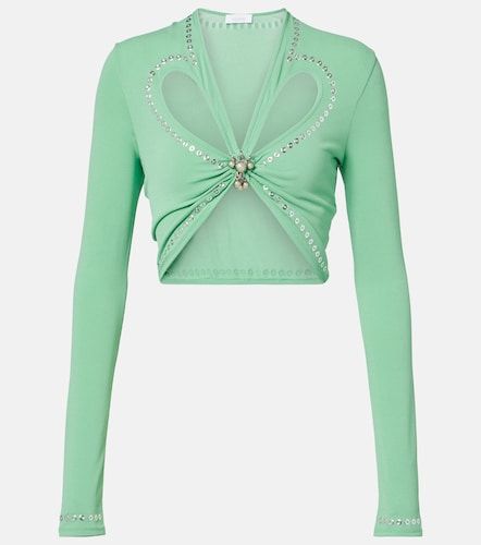 Rabanne Top cropped con cut-out - Rabanne - Modalova