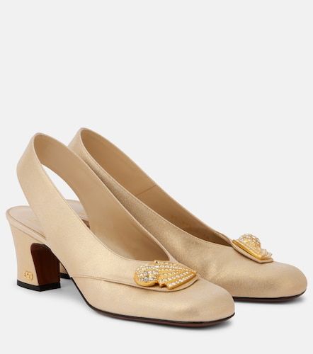 Adamantine embellished slingback pumps - Valentino Garavani - Modalova
