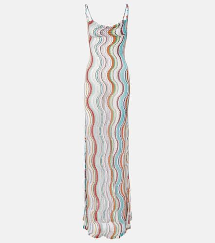 Wave open-back lamÃ© maxi dress - Missoni - Modalova