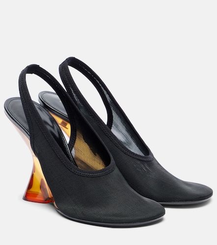 Mesh wedge slingback pumps - Dries Van Noten - Modalova