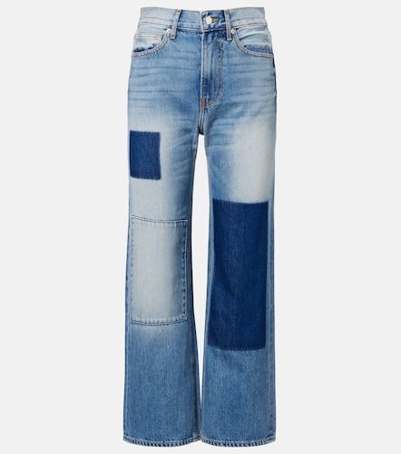 Jeans rectos con patchwork - Veronica Beard - Modalova