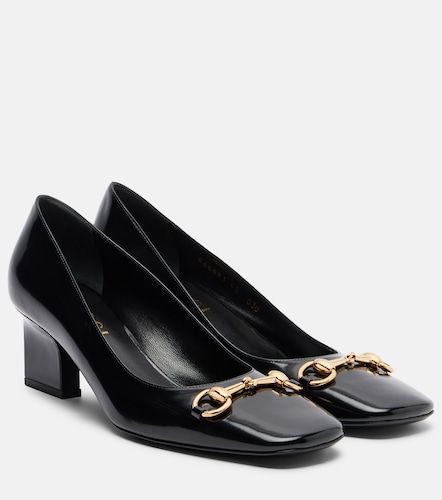 Signora 55 Horsebit leather pumps - Gucci - Modalova