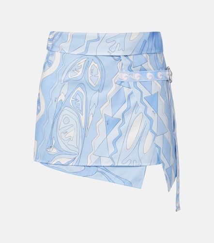Pucci Angoli cotton wrap skirt - Pucci - Modalova