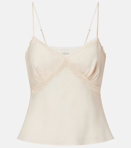 Posse Top lencero Perla con encaje - Posse - Modalova