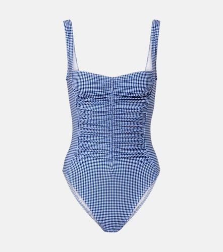 Gingham ruched swimsuit - Karla Colletto - Modalova