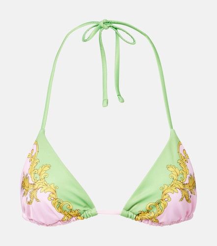 Versace Printed bikini top - Versace - Modalova