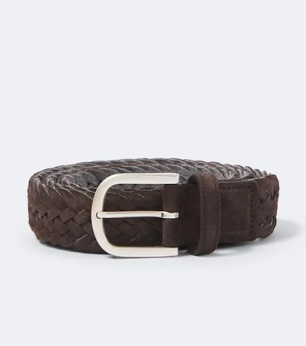 Canali Braided suede belt - Canali - Modalova