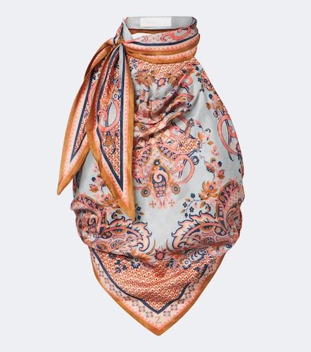 Aster printed silk crop top - Zimmermann - Modalova