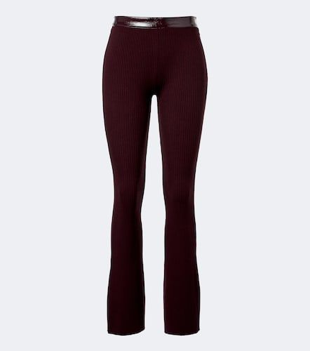 Courreges Ribbed-knit flared pants - Courreges - Modalova