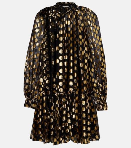 Vestido corto Loretta de fil coupé en mezcla de seda - Ulla Johnson - Modalova