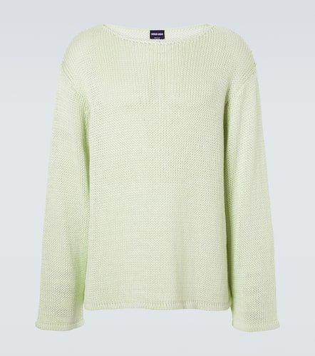 Jersey en mezcla de lino - Giorgio Armani - Modalova