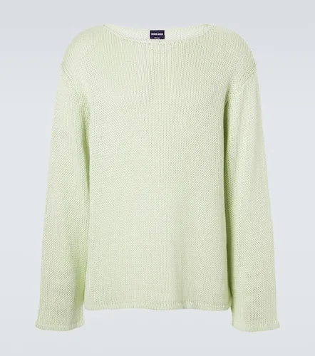 Pullover aus einem Leinengemisch - Giorgio Armani - Modalova