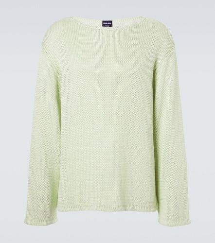 Pullover aus einem Leinengemisch - Giorgio Armani - Modalova