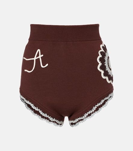 Alémais High-Rise Shorts mit Häkelstrick - Alemais - Modalova