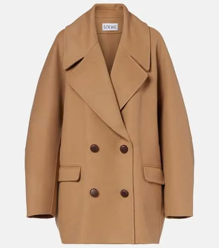Loewe Oversized wool peacoat - Loewe - Modalova