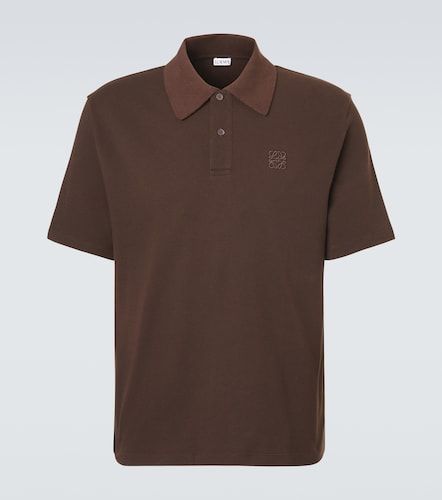 Polo Anagram in piqué di cotone - Loewe - Modalova