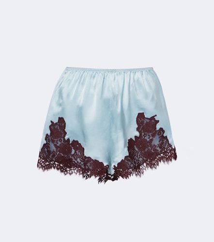 Dôen Shorts Iona de satén de seda con encaje - Doen - Modalova