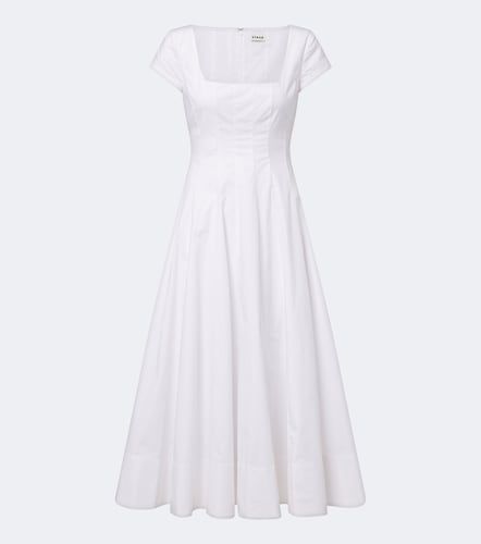 Midikleid Wells aus Baumwoll-Popeline - Staud - Modalova
