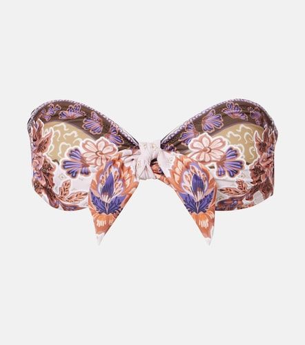 Savannah printed bandeau bikini top - Alexandra Miro - Modalova