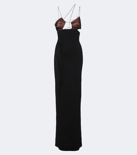 Vestido largo con aberturas y encaje - Nensi Dojaka - Modalova