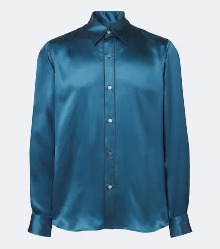 Camicia in raso di seta - Dries Van Noten - Modalova
