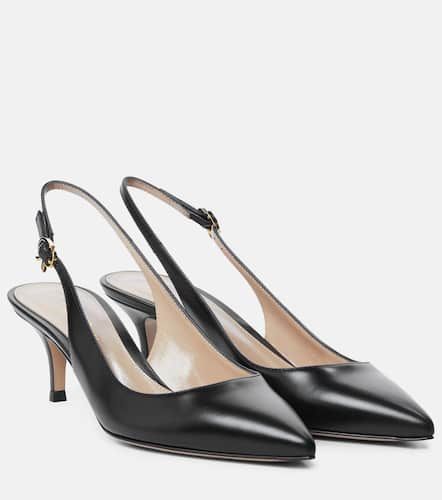 Ribbon Sling 55 leather slingback pumps - Gianvito Rossi - Modalova