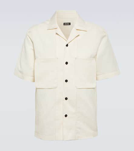 Camisa de lino, algodón y seda - Zegna - Modalova